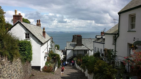 Quaint village frozen in time, built into a cliffside and famous for its royal connection