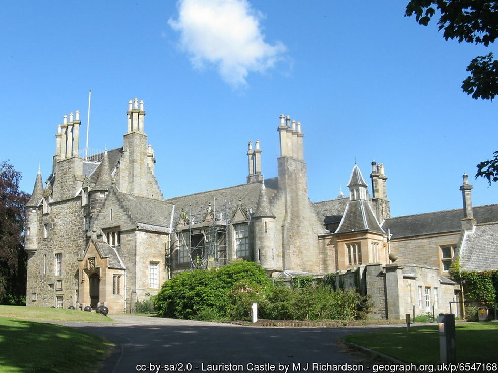 Image of Lauriston Castle in Edinburgh, Scotland