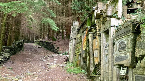 This is the beautiful village with an incredible attraction tucked away among the trees