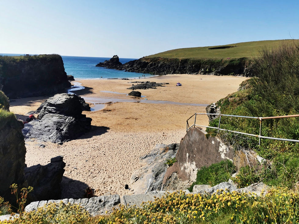 Image of Trevone Bay in Cornwall