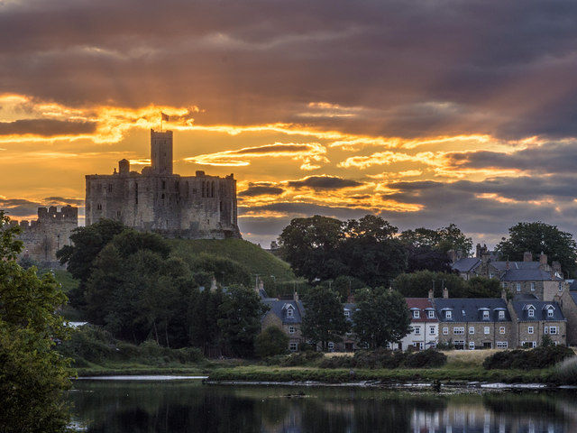 Fairytale village with golden beaches and a castle that makes visitors feel like royalty