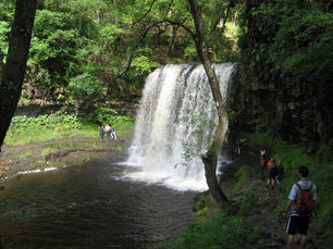 This is the amazing trail where you can walk beneath waterfalls that are so beautiful