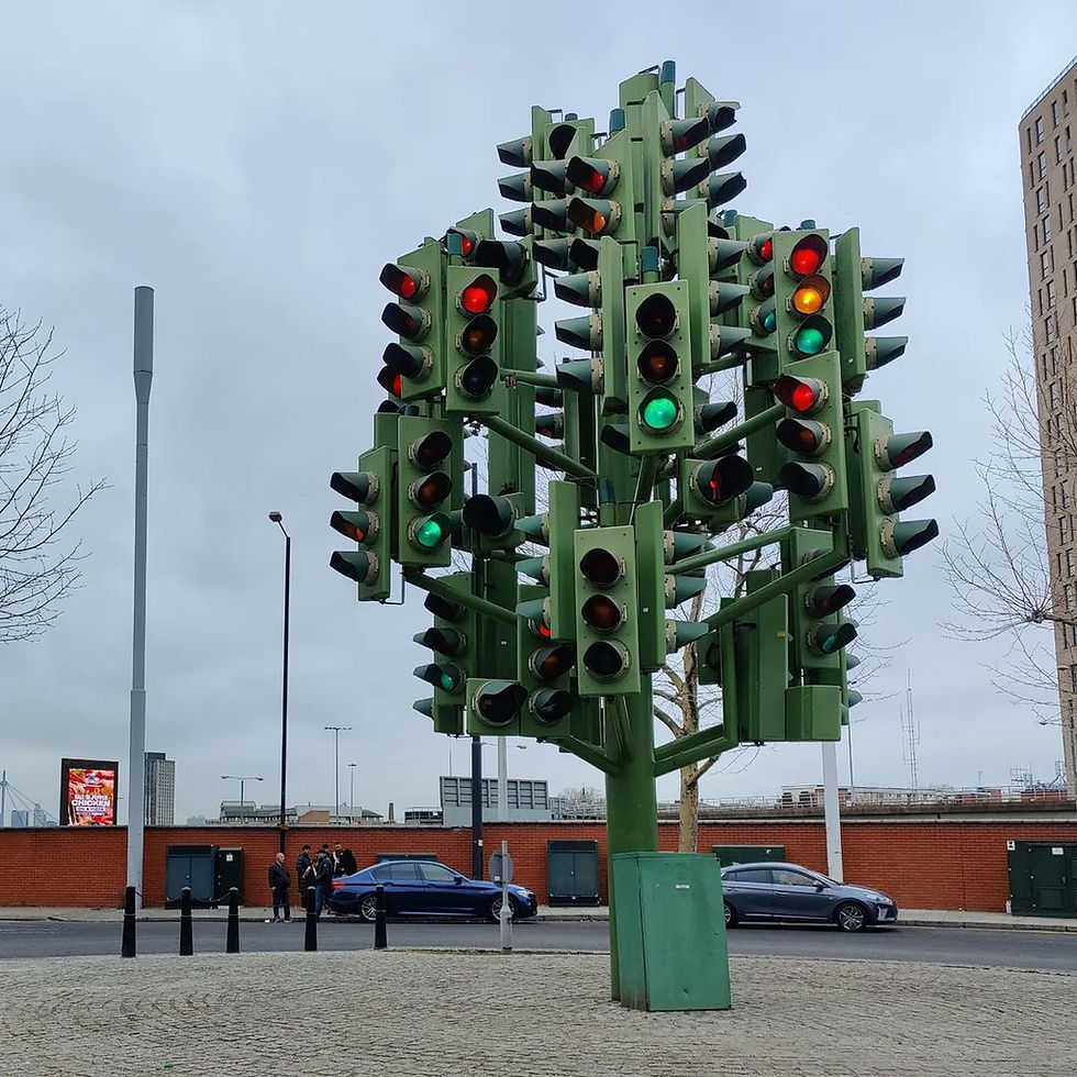Image of Traffic Light Tree in London