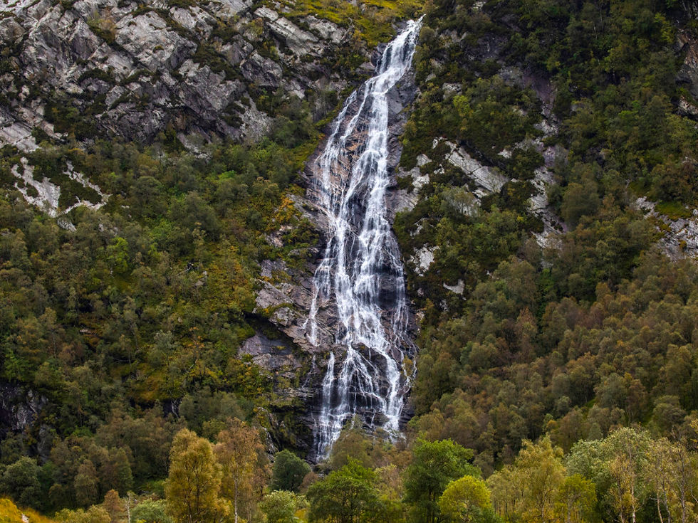 Image of Steall Waterfall in Scotland