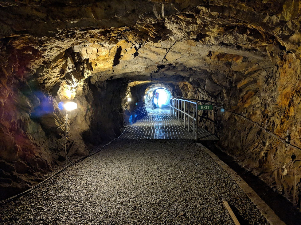 Image of Llechwedd Slate Caverns in Wales