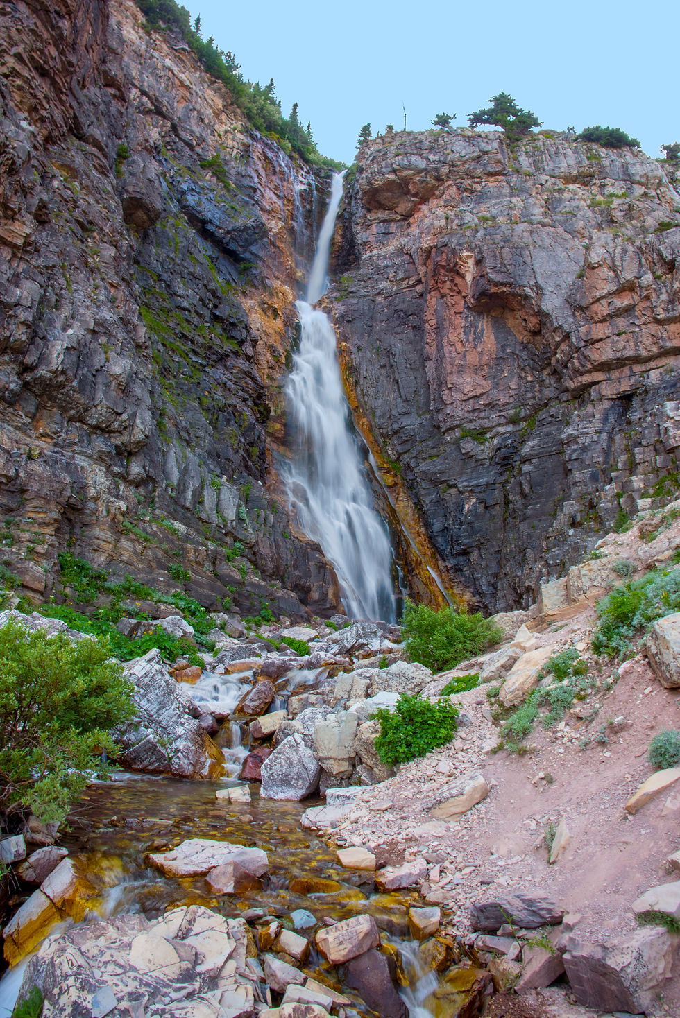 Image of Apikuni Falls in Montana