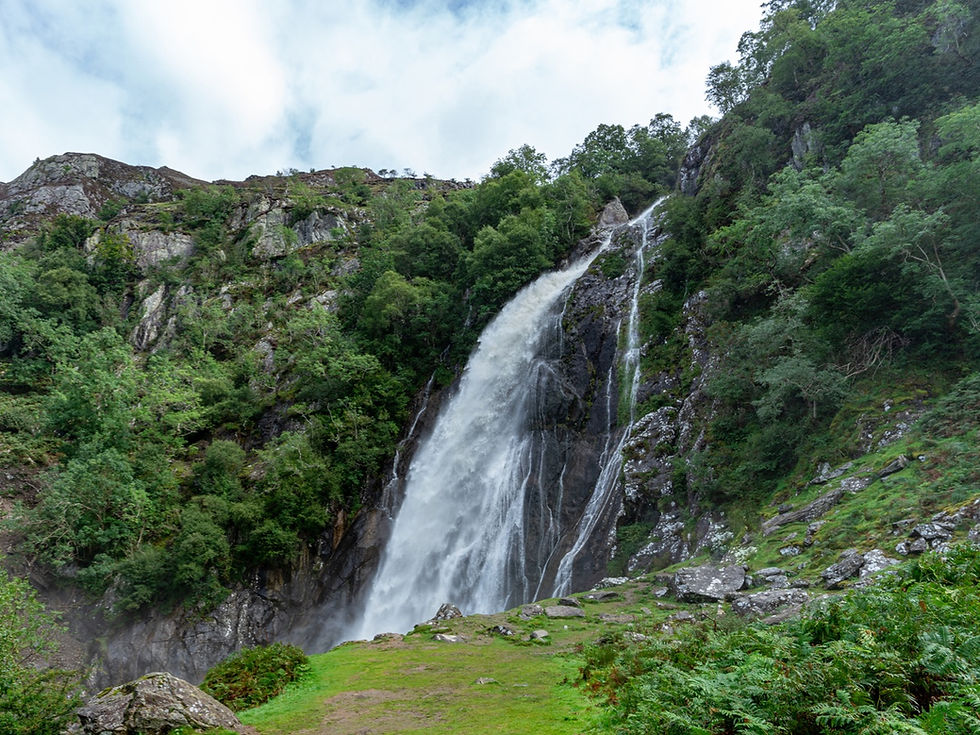 Image of Aber Falls in Wales