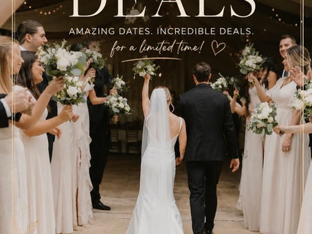 2026 September Specials | Loblolly Rise | Tallahassee Venue | Thomasville Venue