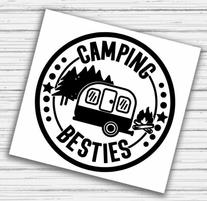 Camping Besties Decal
