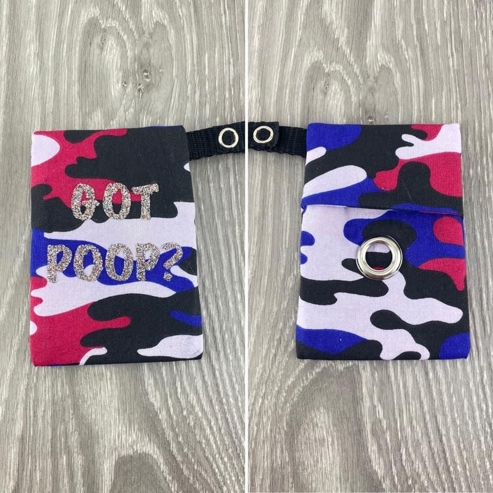 Thumbnail: White Hearts Poop Bag Dispenser