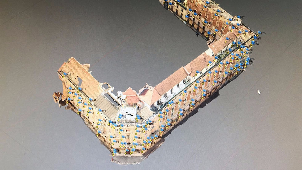 Rendering Grezzo dei dati acquisiti