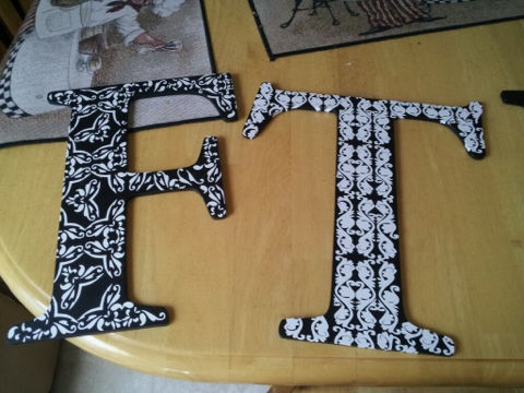 wooden letters, personalized, design, vinyl