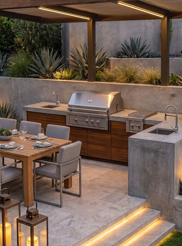 luxury landscaping Bel Air estate