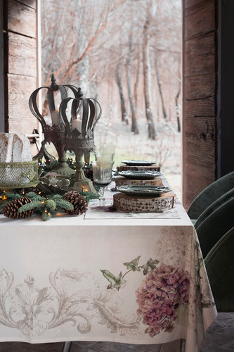 テーブルクロス Hydrangea | GRAMERCY HOME