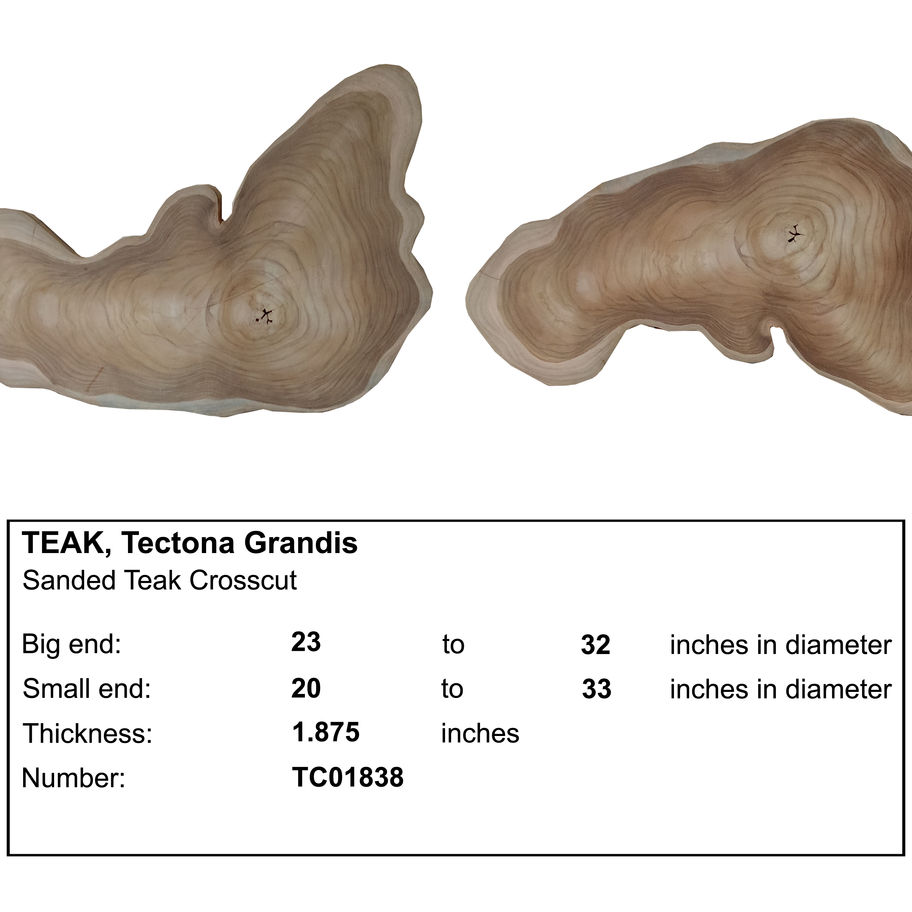Teak Crosscut