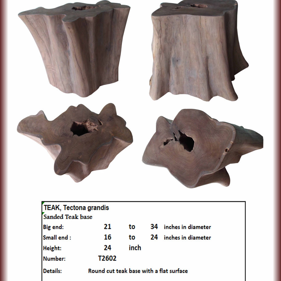 Sanded Teak Base