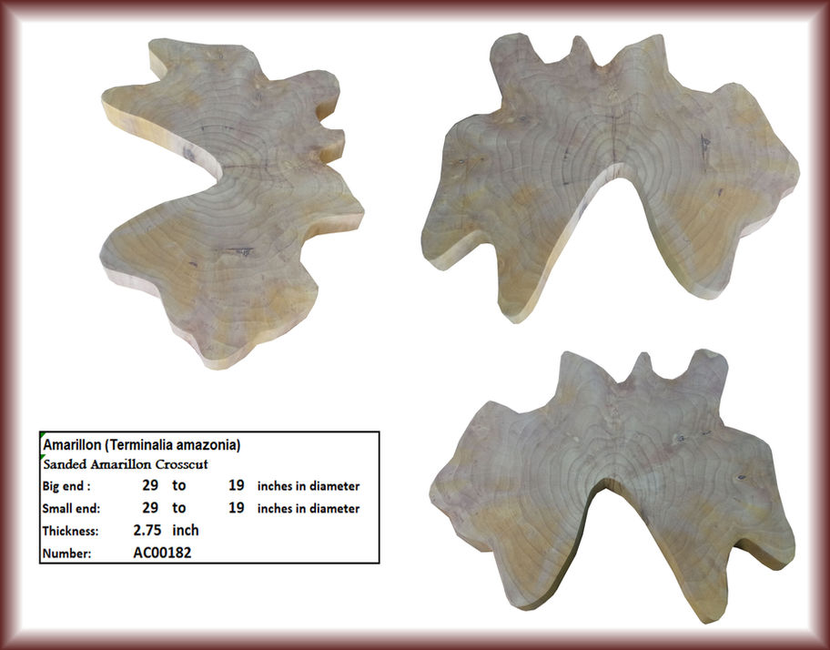 Crosscut of Amarillon Wood