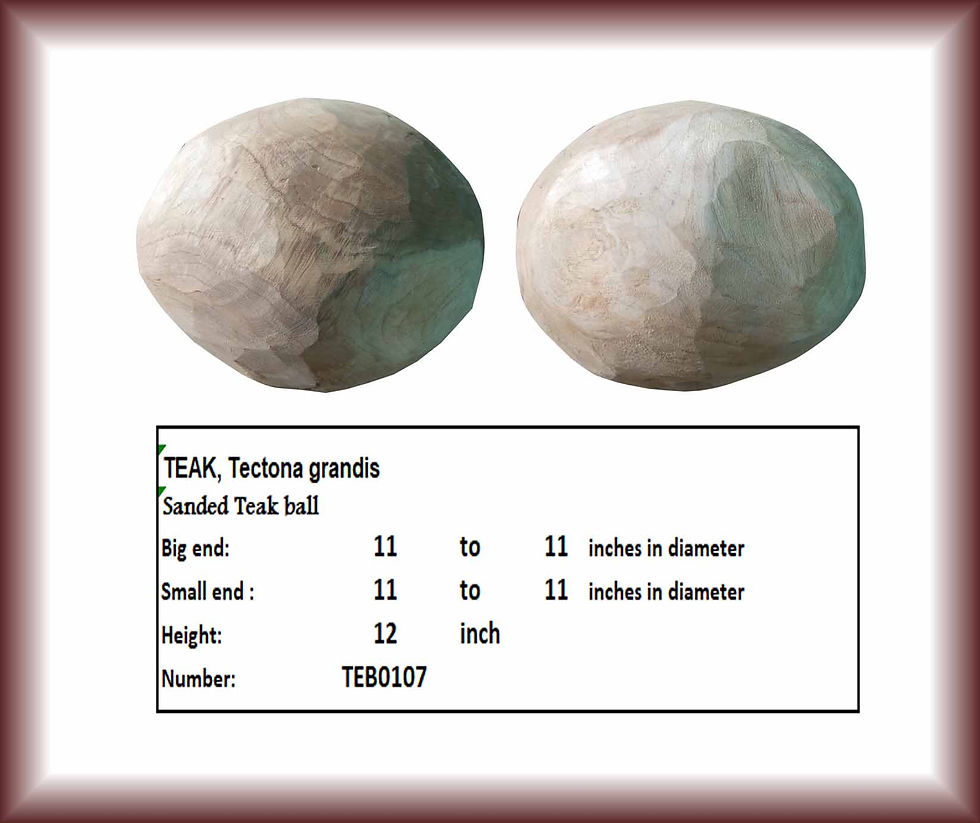 Teak Wood Ball