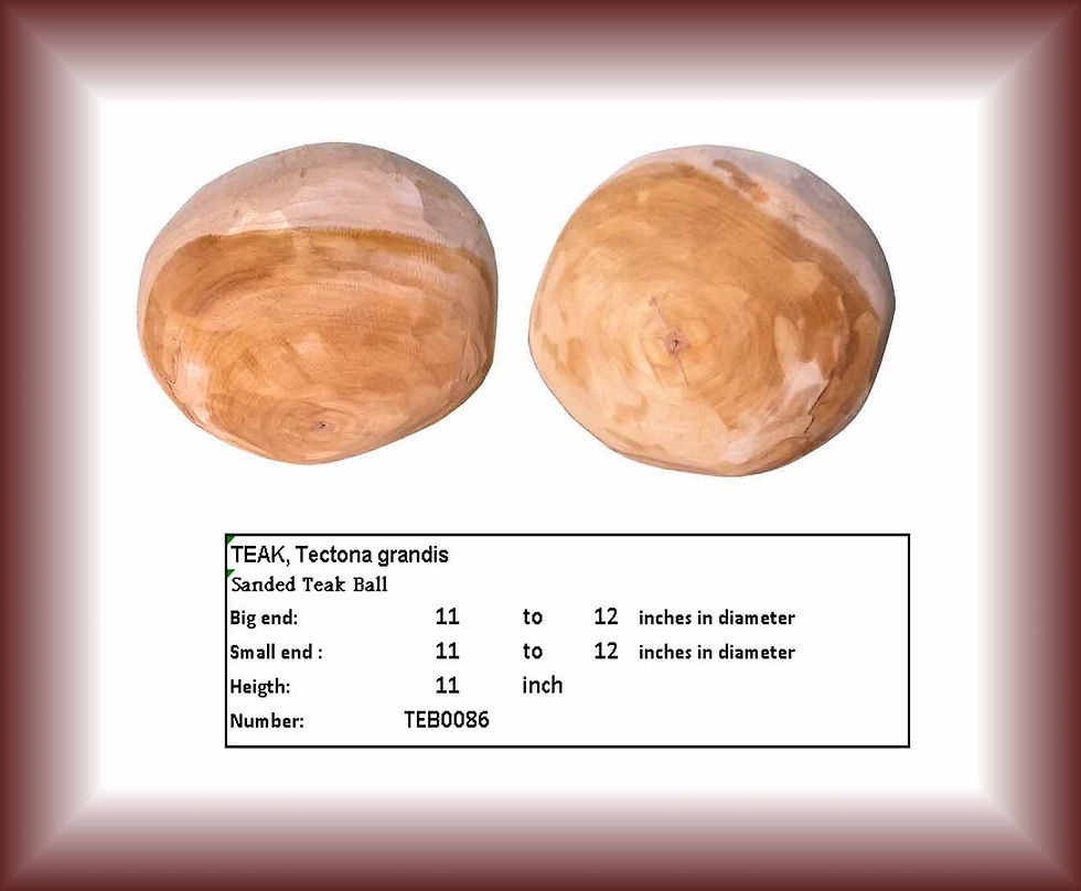 Teak Wood Ball