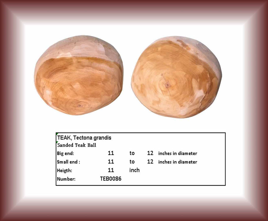Teak Wood Ball