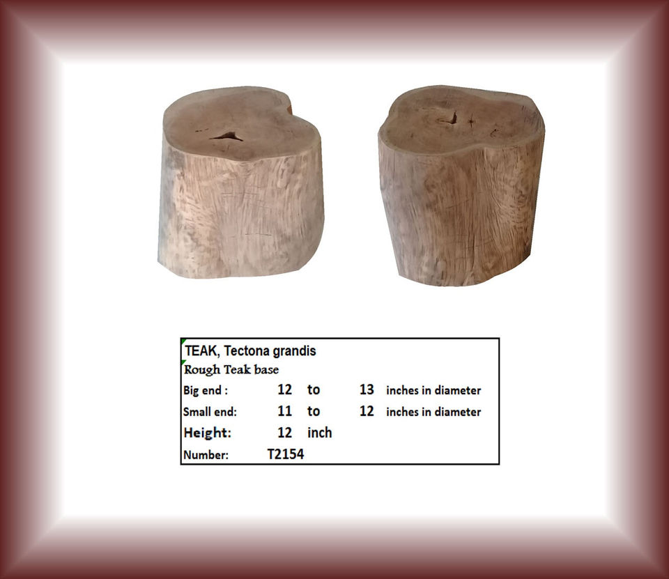 Rustic Teak Base