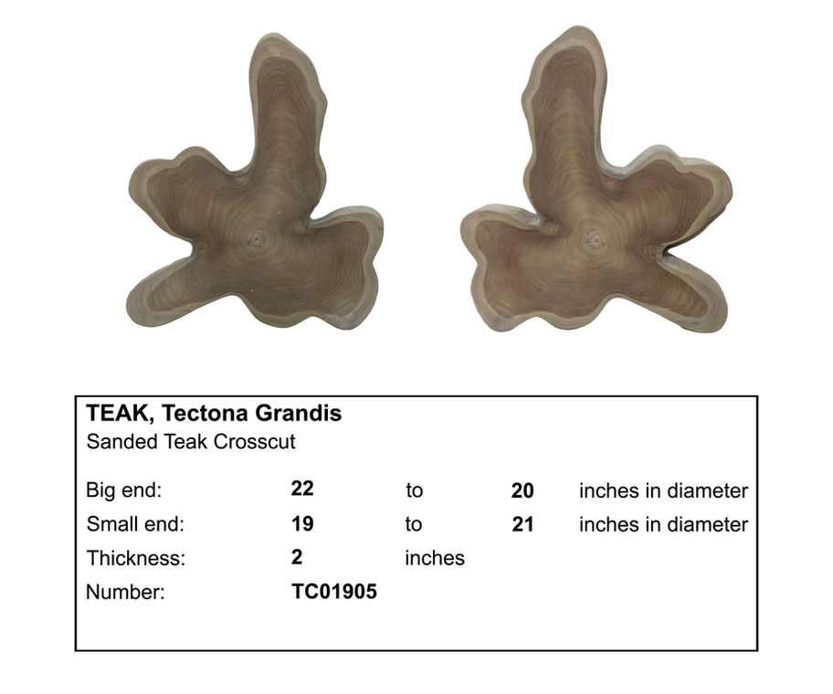 Teak Crosscut