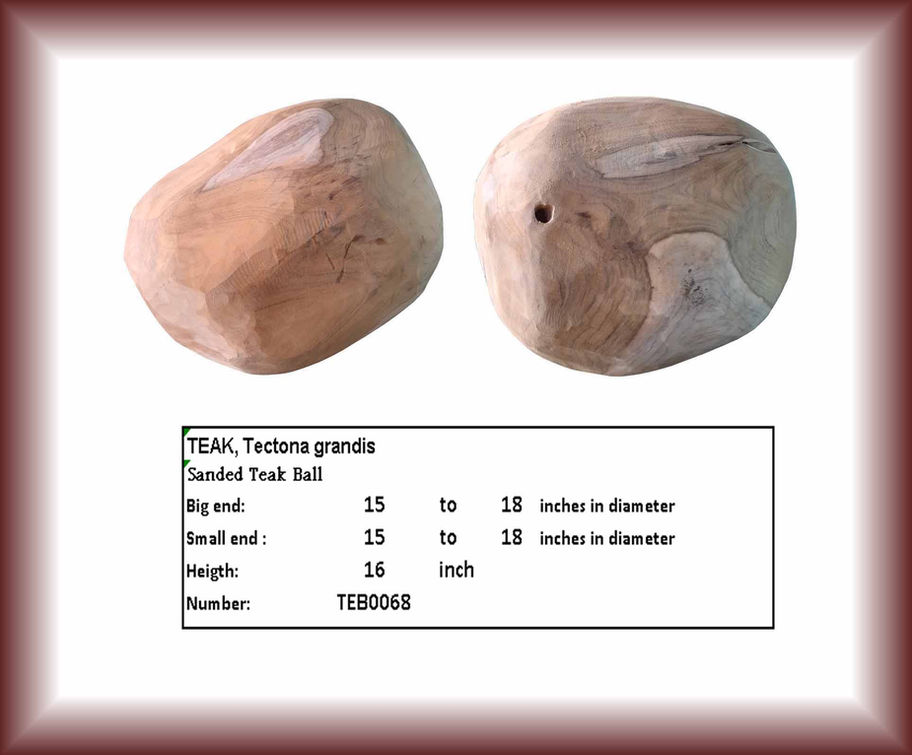 Teak Wood Ball