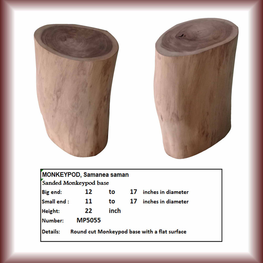 Sanded Monkeypod Base