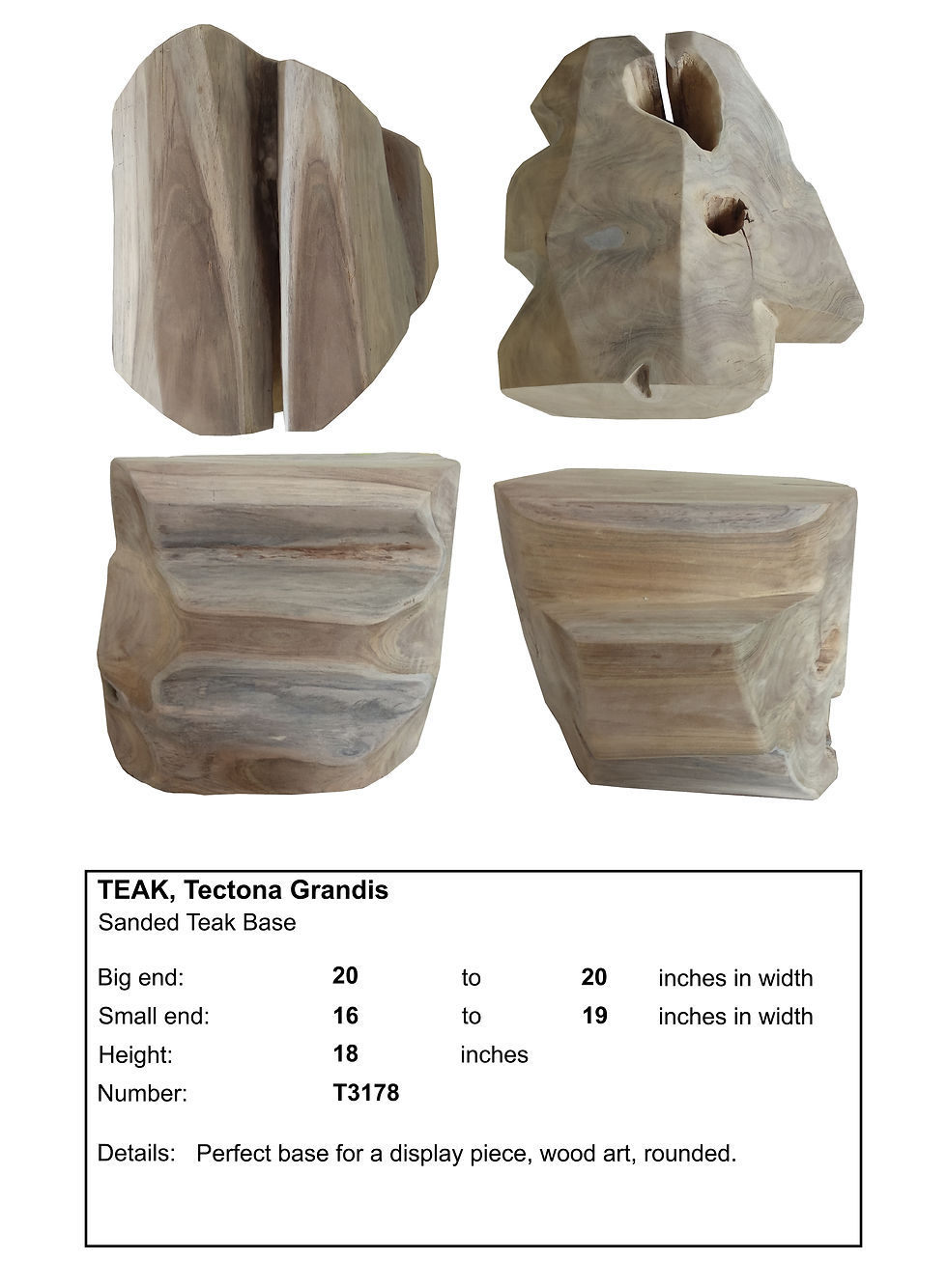 Teak Base