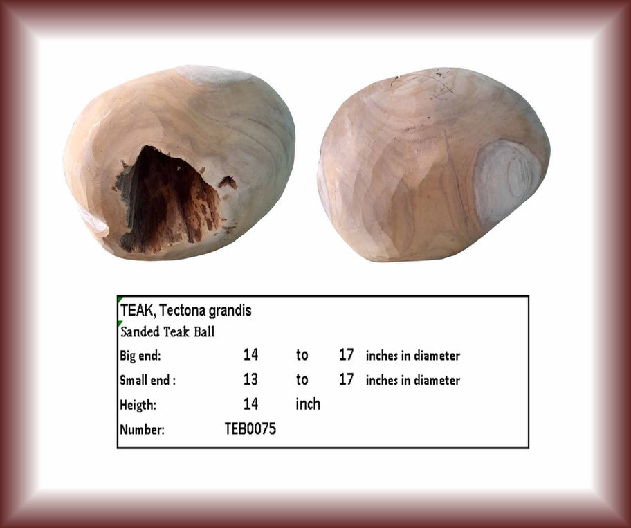 Teak Wood Ball