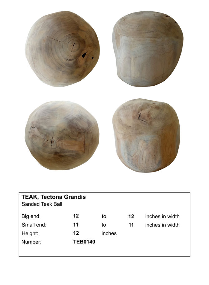 Teak Wood Ball