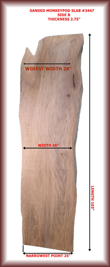 Monkeypod Slab