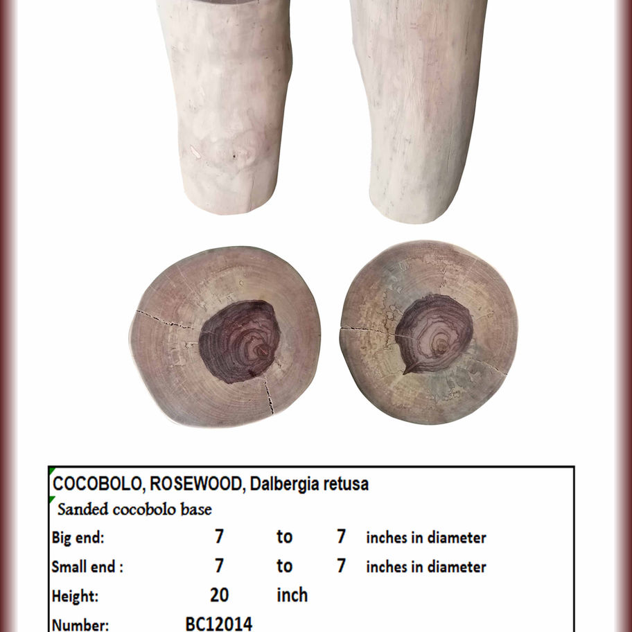 Sanded Cocobolo Base