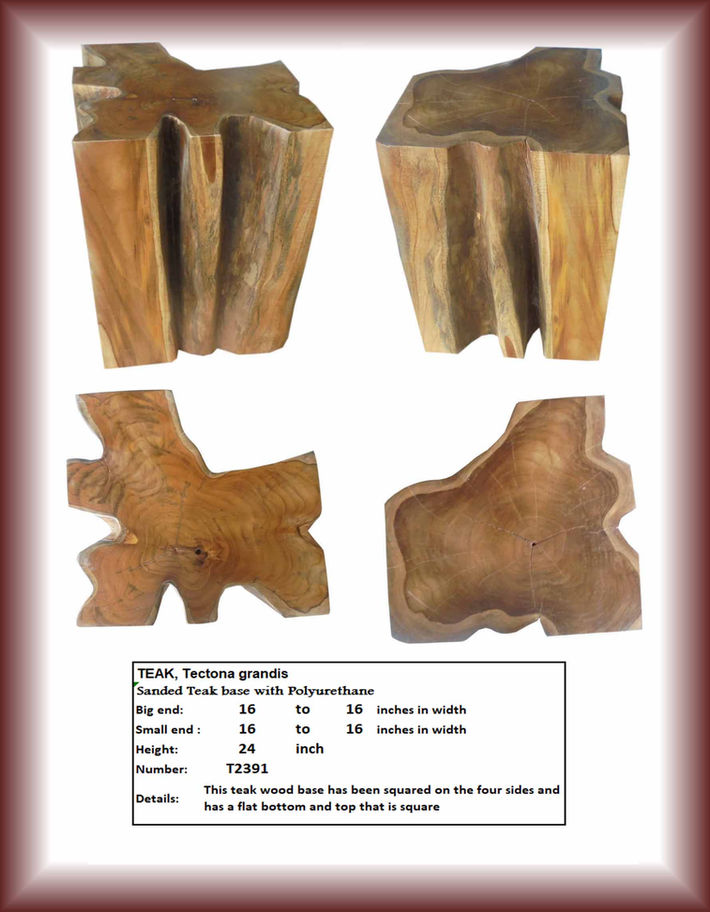 Finished Teak Base
