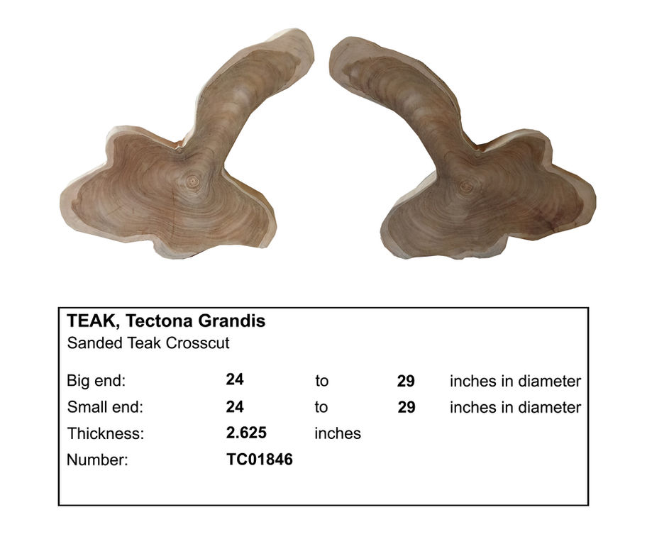 Teak Crosscut