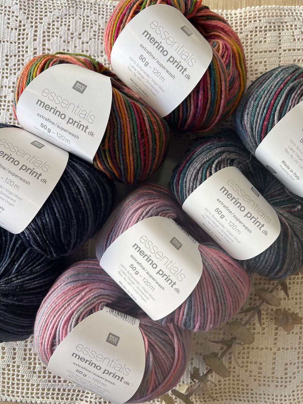 Miniatura: essentials merino print dk de rico