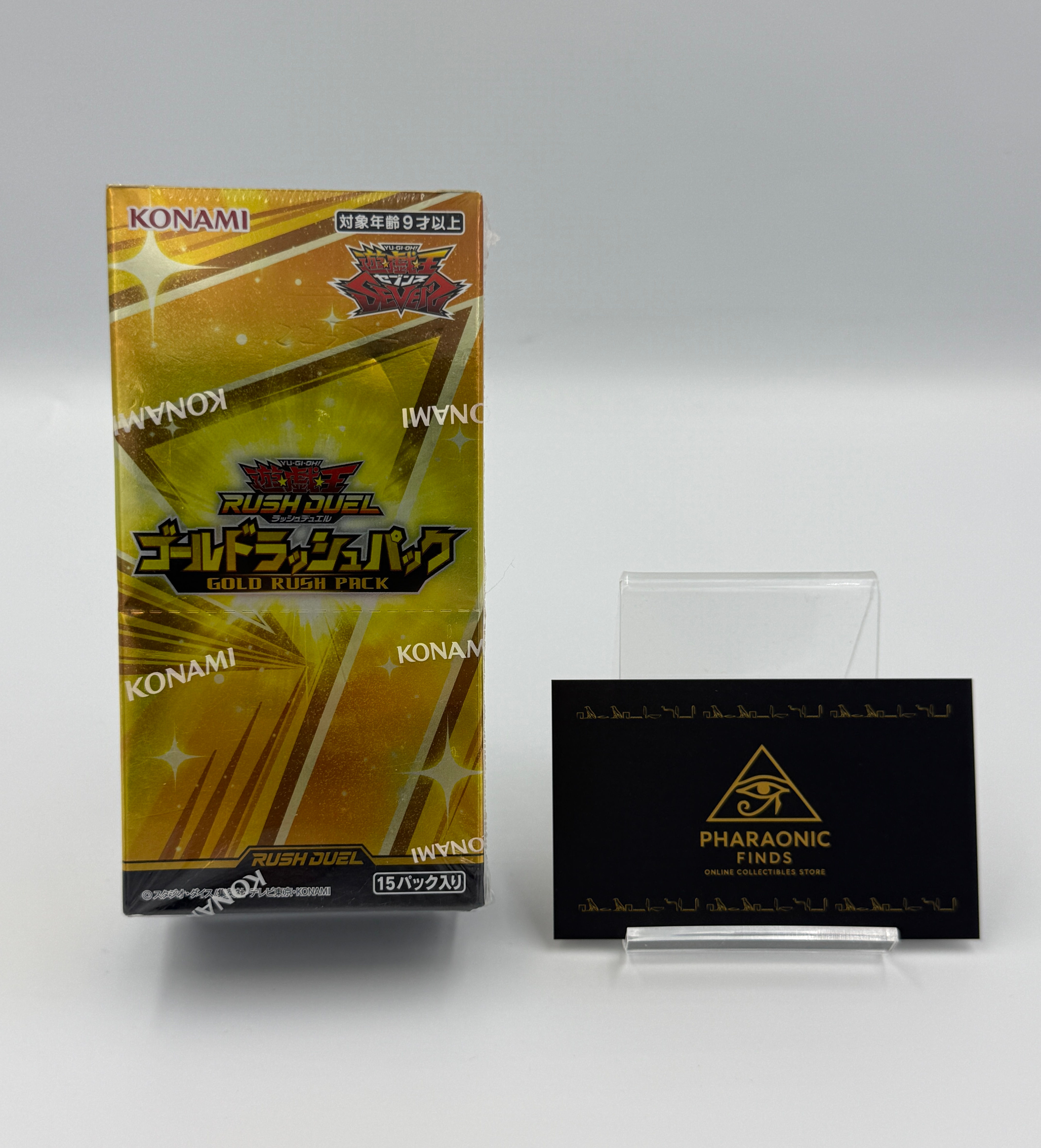 Yu-Gi-Oh Rush Duel Gold Rush Pack Booster Box Japanese Konami sealed RD GRP1 JP Pharaonic Finds