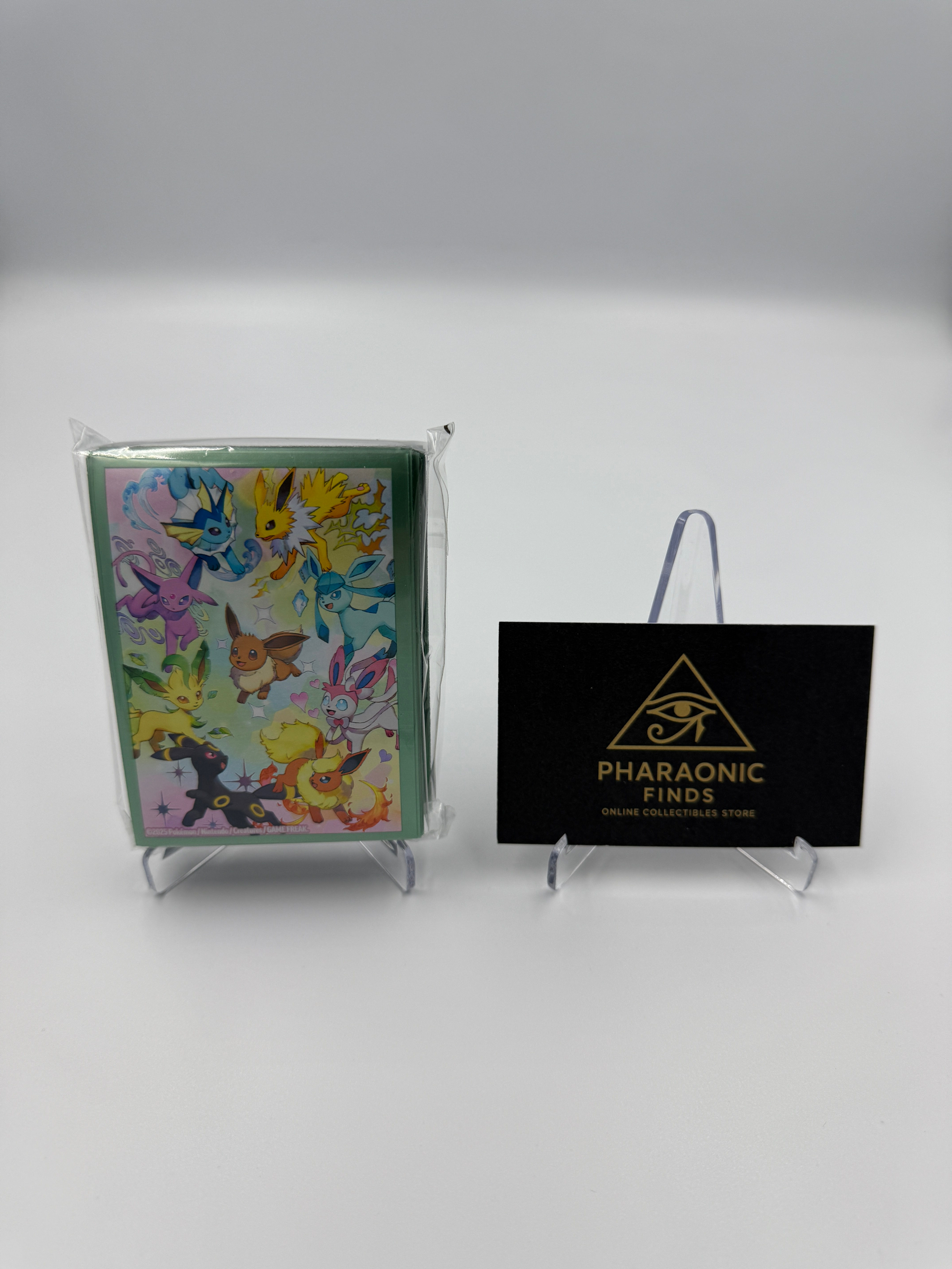 Official Pokémon Prismatic Evolutions Eevee Sleeves (65-Pack) – Fresh from UPC
