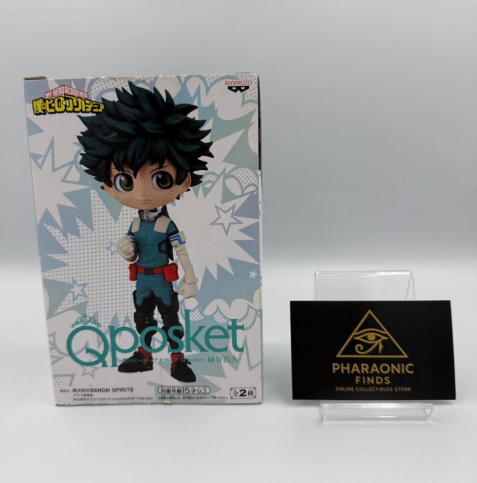 My Hero Academia Q Posket Izuku Midoriya Deku anime figure sealed Pharaonic Finds