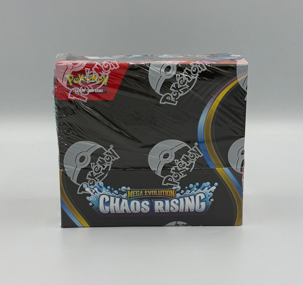 Pokémon TCG Chaos Rising sealed booster display box of 36 packs front view