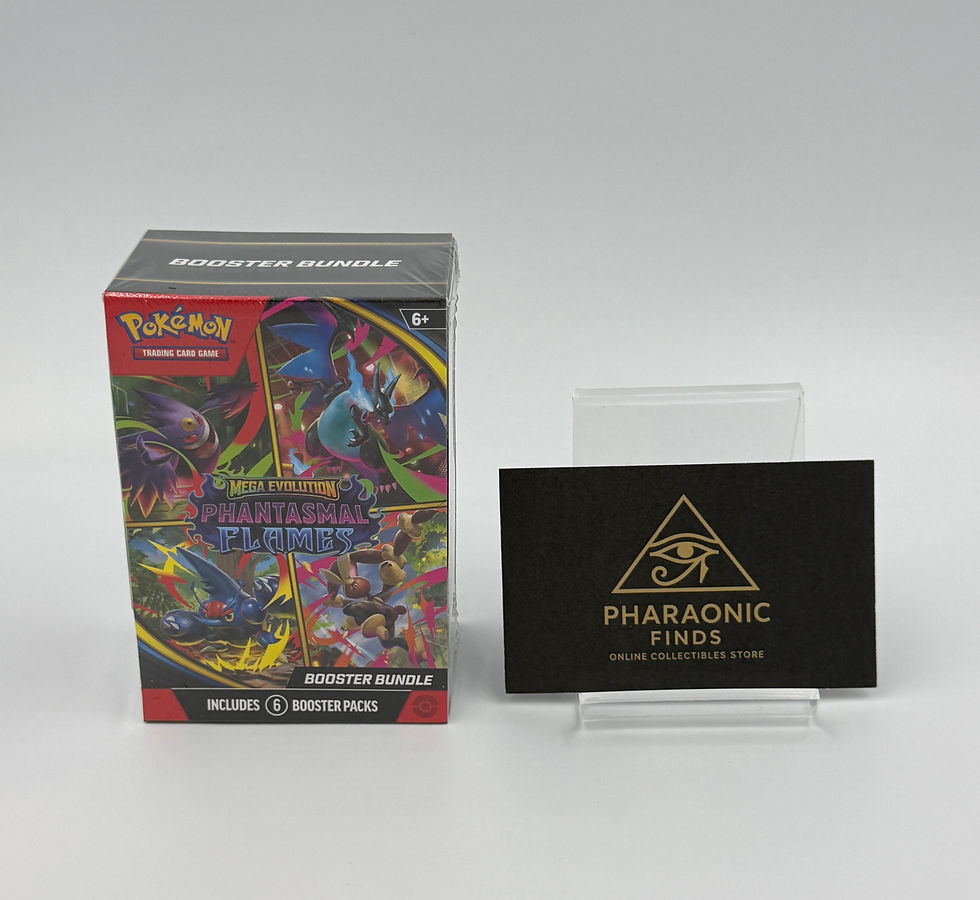 Pokémon TCG Mega Evolution Phantasmal Flames Booster Bundle sealed 6 packs Pharaonic Finds