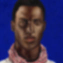 Man in Red Checked Scarf