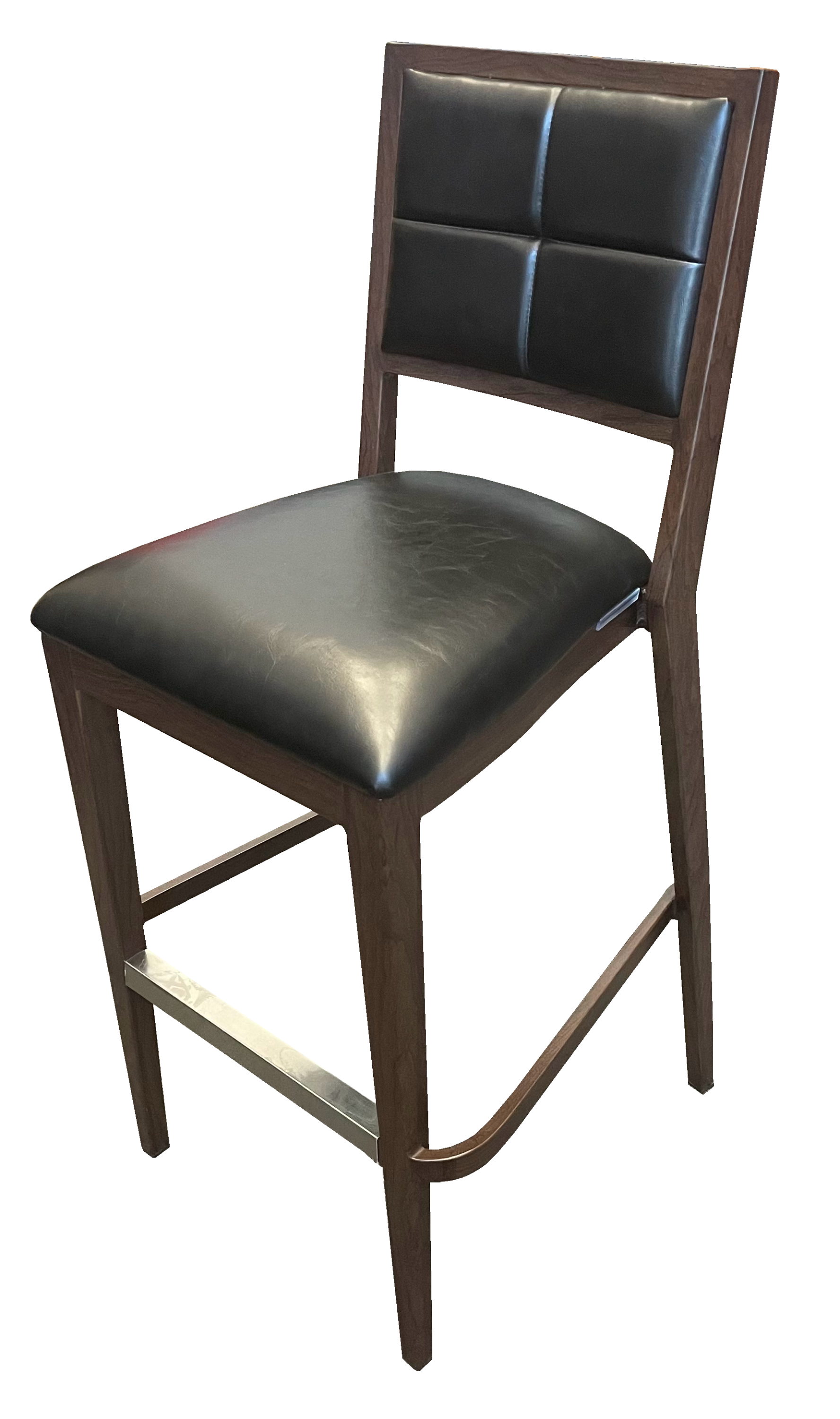 Bar Chair, Padded Seat and Back