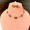 Thumbnail: Advaita - Enamel Lotus Harmony Neckpiece Set