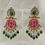 Thumbnail: Noor Parsi Drops - Intricate Elegance with Pearl Grace