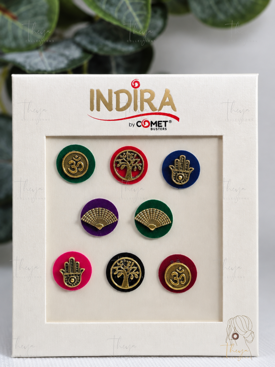 Chihnika - Sacred Motif 18mm Bindi Collection