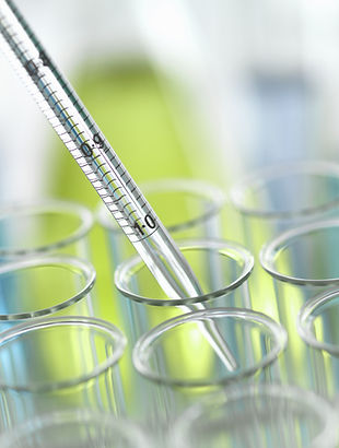 Pipette Inserted Into Test Tube