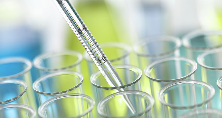 Pipette Inserted Into Test Tube