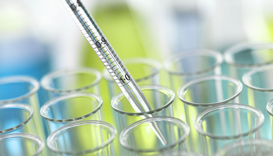 Pipette Inserted Into Test Tube