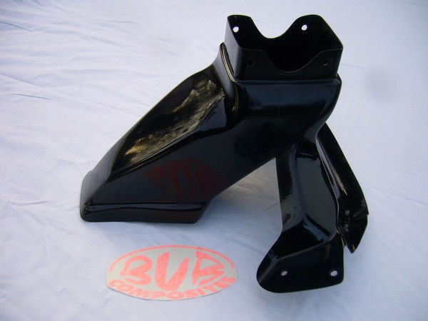 Miniature : Support tête de fourche (araignée)+manchon en fibre ZX10R 2011-2015